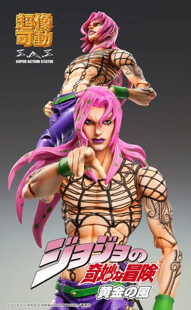 JoJo's Bizarre Adventure Part5 Super Action akcijska figura Chozokado (Diavolo) 16 cm fotografija proizvoda