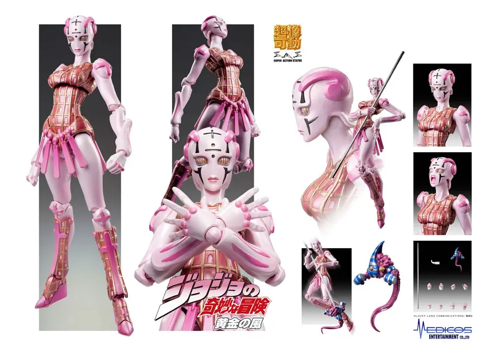JoJo's Bizarre Adventure Part5 Super akcijska figura Chozokado (S G) 15 cm fotografija proizvoda