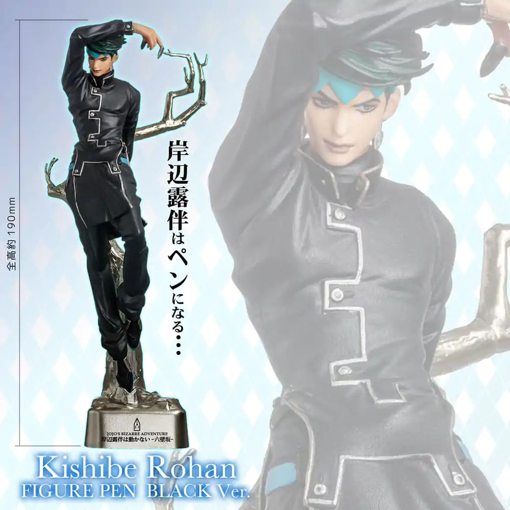 JoJo's Bizarre Adventure Figuralna Kemijska olovka Rohan Kishibe Black Ver. 19 cm fotografija proizvoda