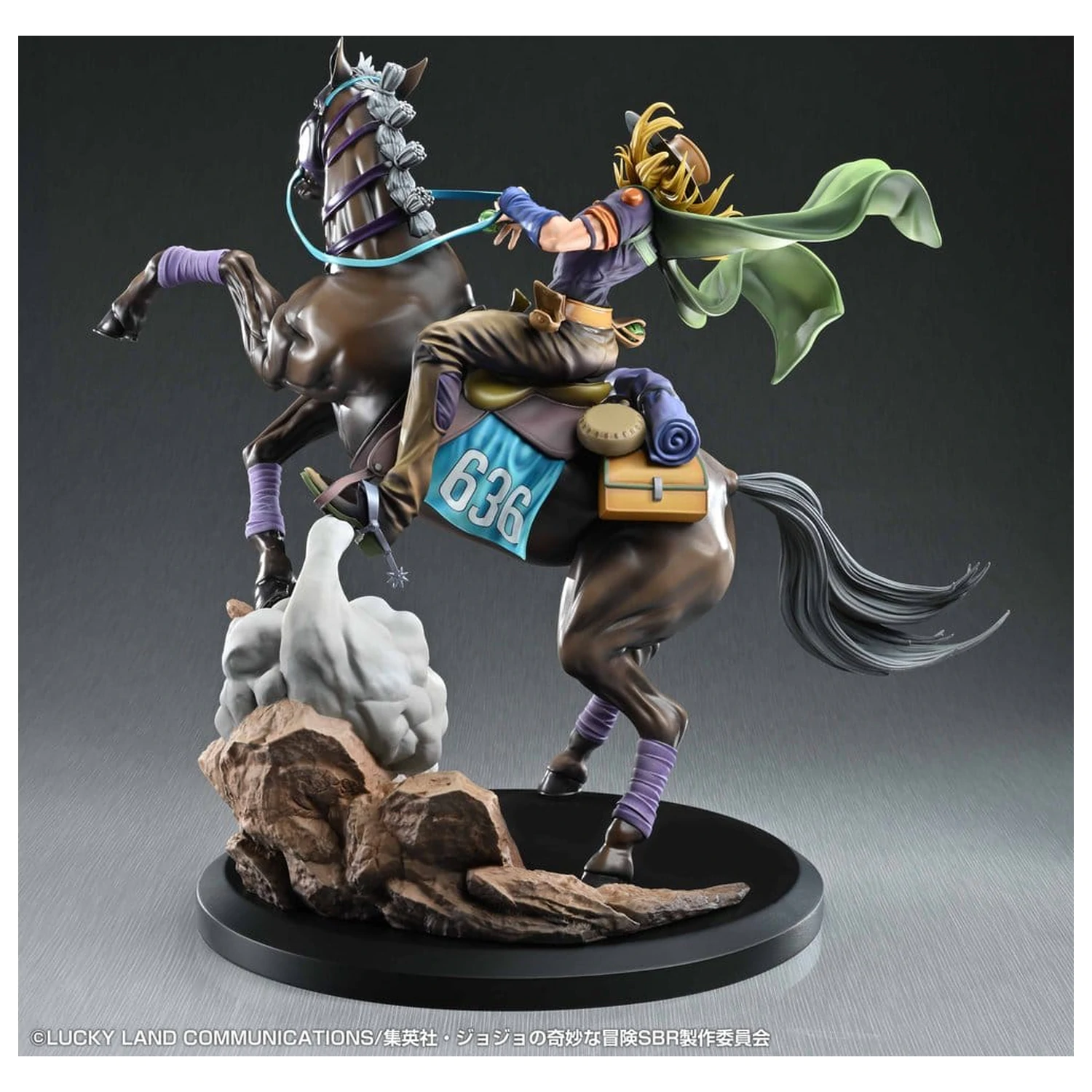 JoJo's Bizarre Adventure: Steel Ball Run figura Gyro Zeppeli & Valkyrie 31 cm fotografija proizvoda
