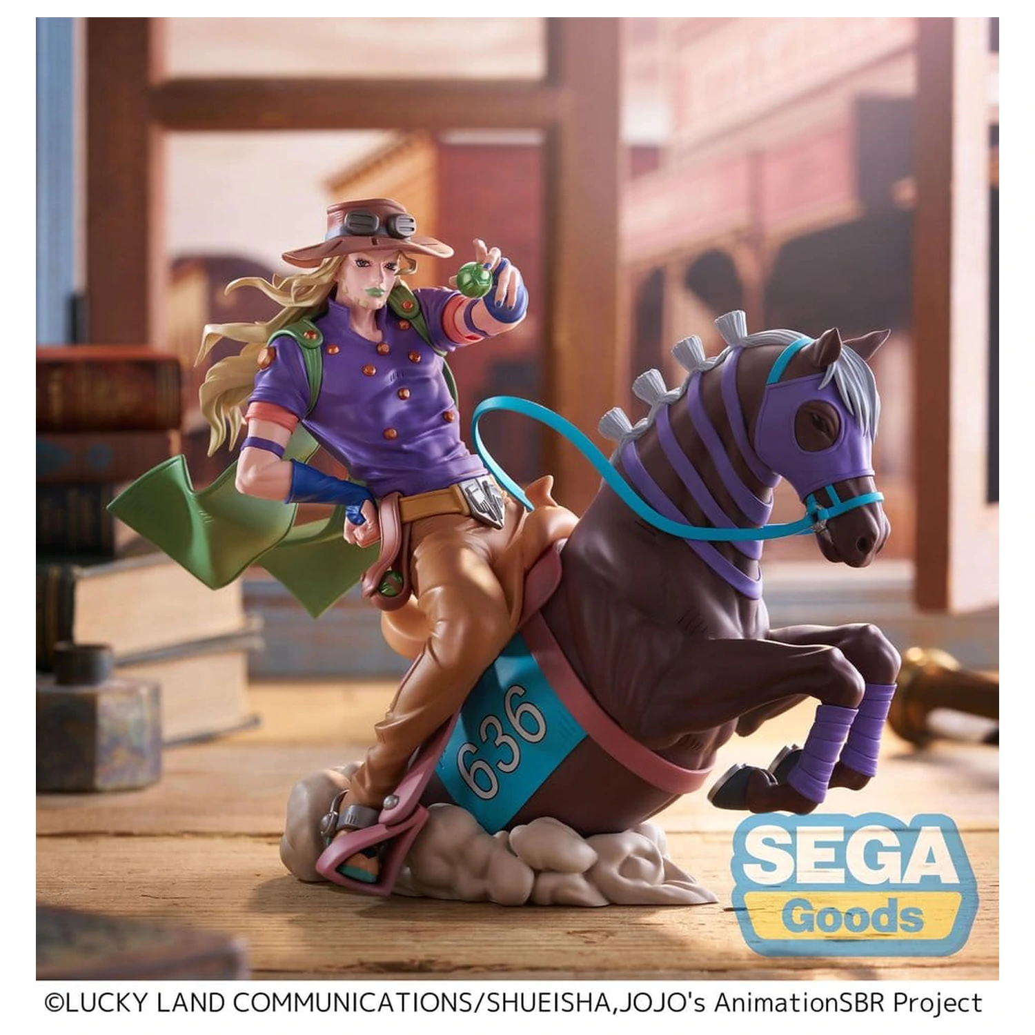 JoJo's Bizarre Adventure: Steel Ball Run XrossLinkMAX PVC Figura Gyro Zeppeli 18 cm fotografija proizvoda