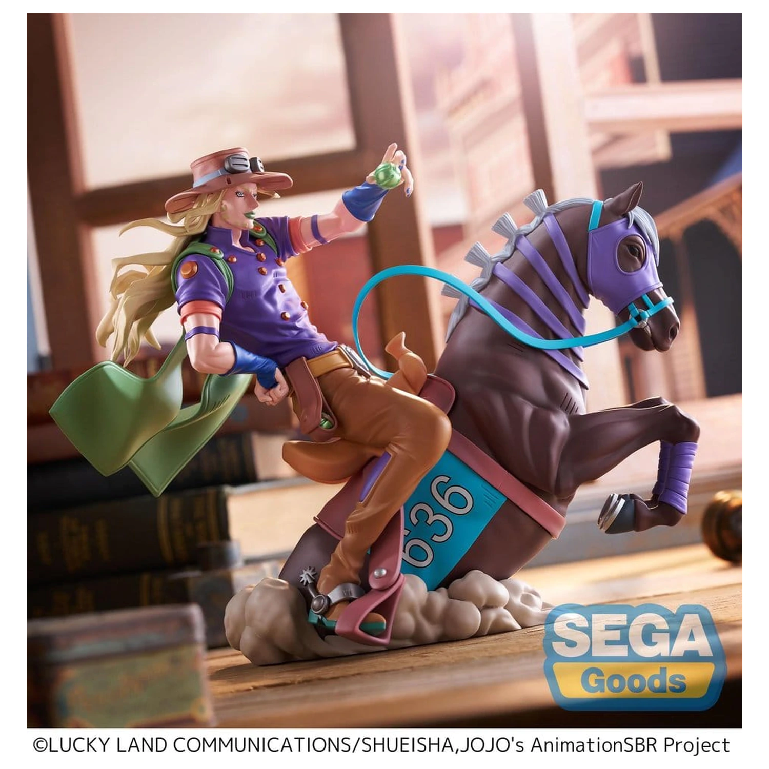 JoJo's Bizarre Adventure: Steel Ball Run XrossLinkMAX PVC Figura Gyro Zeppeli 18 cm fotografija proizvoda
