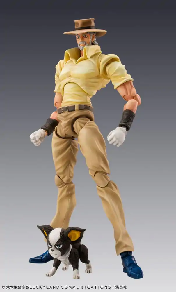 JoJo's Bizarre Adventure Super Action akcijska figura Chozokado (Joseph Joestar & Iggy) (3. izdanje) 15 cm fotografija proizvoda