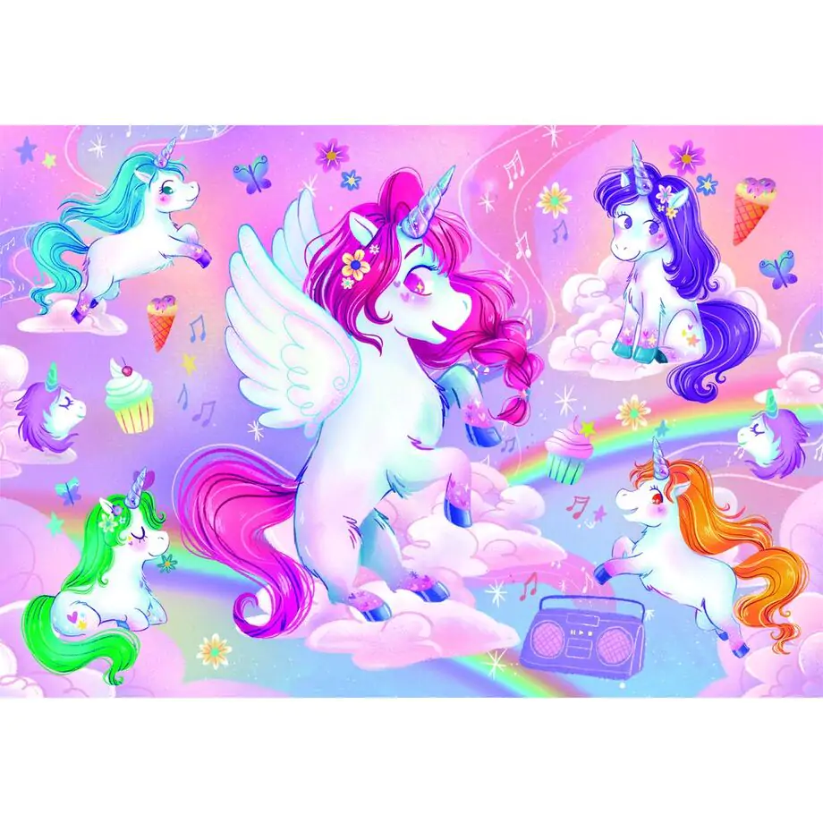 Jolly Unicorns maxi puzzle 24 komada fotografija proizvoda