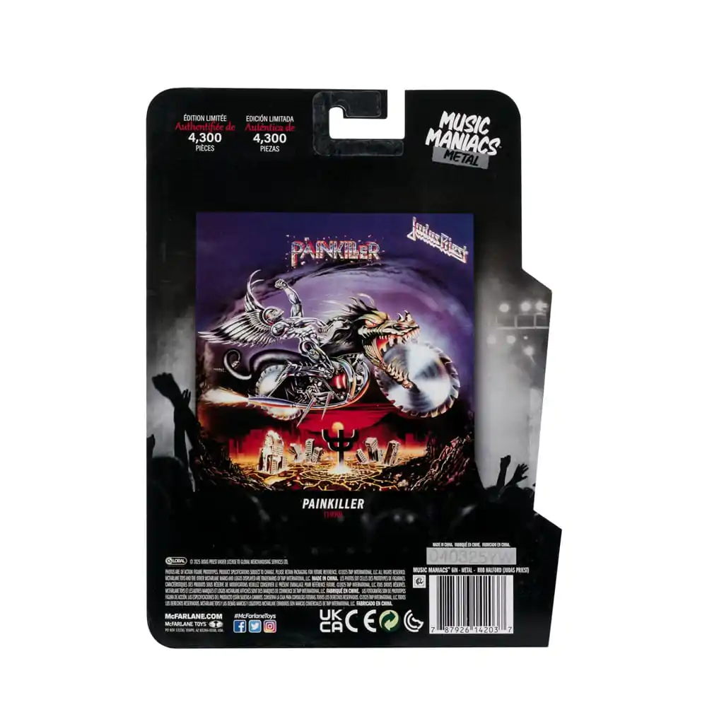 Judas Priest Music Maniacs Heavy Metal akcijska figura Rob Halford 15 cm fotografija proizvoda