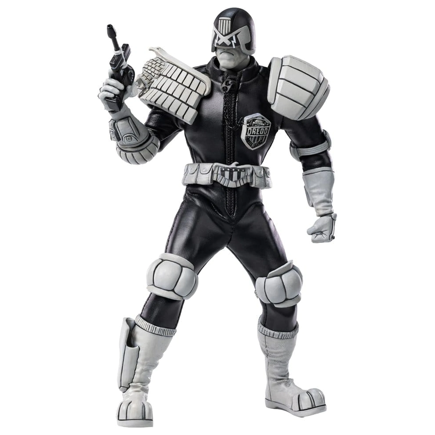 Judge Dredd Exquisite Super akcijska figura 1/12 Judge Dredd Black & White Ver. 15 cm fotografija proizvoda