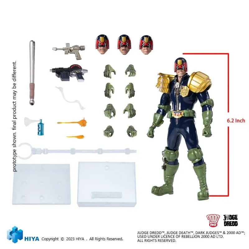 Judge Dredd Exquisite Super Series akcijska figura 1/12 John Rambo 15 cm fotografija proizvoda