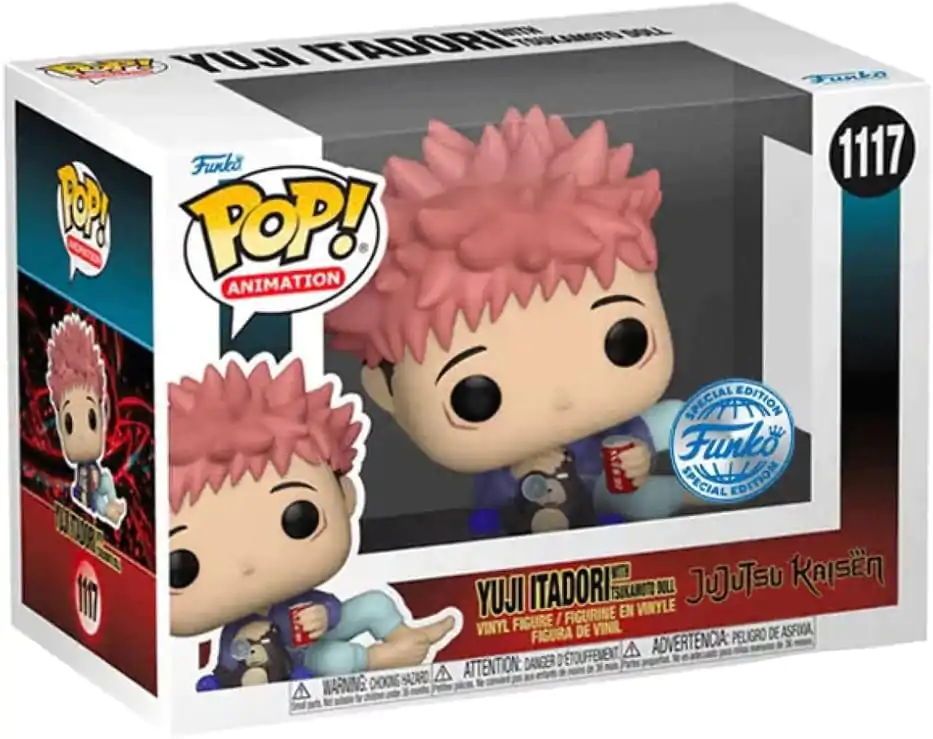 Jujutsu Kaisen POP! Animation Vinyl Figura Itadori s Tsukamoto Lutkom 9 cm fotografija proizvoda