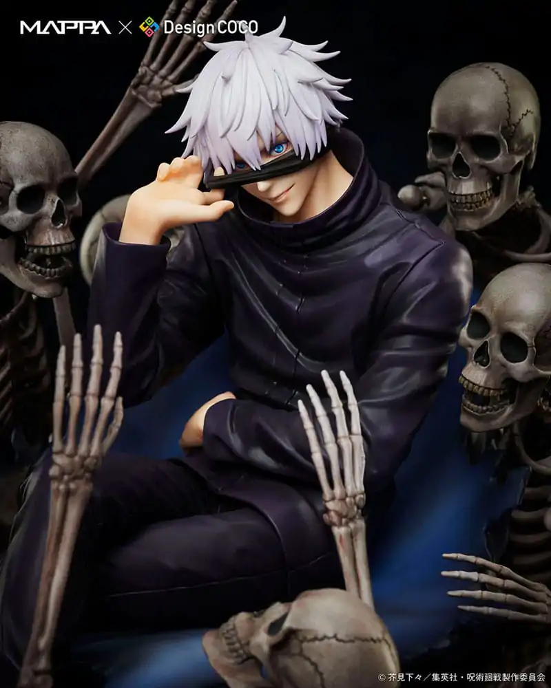 Jujutsu Kaisen Shibuya Incident Mappa x Design Coco PVC Kip 1/7 Satoru Gojo 23 cm fotografija proizvoda