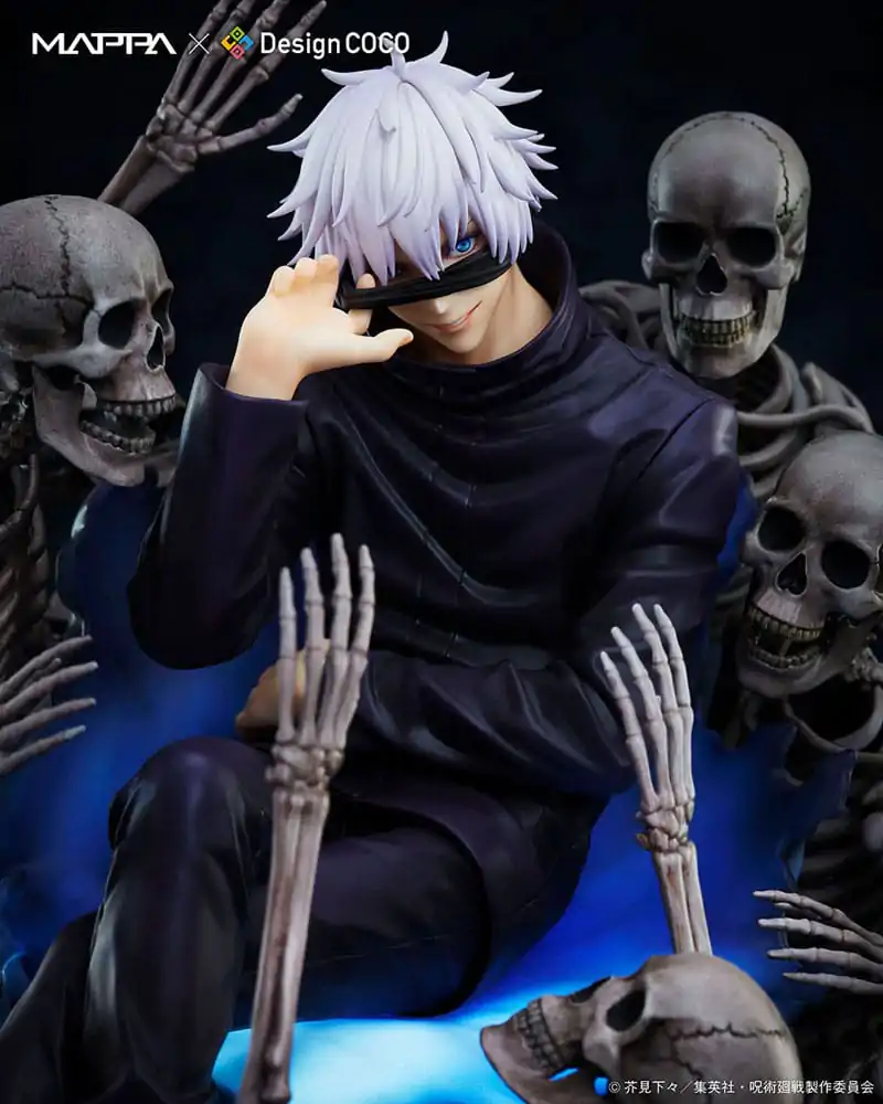 Jujutsu Kaisen Shibuya Incident Mappa x Design Coco PVC Kip 1/7 Satoru Gojo 23 cm fotografija proizvoda