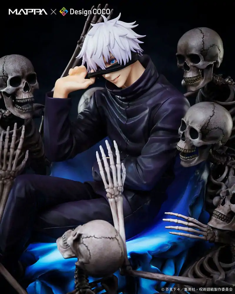 Jujutsu Kaisen Shibuya Incident Mappa x Design Coco PVC Kip 1/7 Satoru Gojo 23 cm fotografija proizvoda
