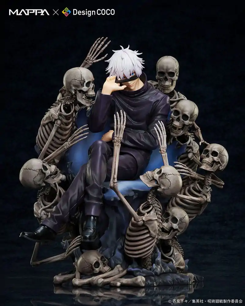 Jujutsu Kaisen Shibuya Incident Mappa x Design Coco PVC Kip 1/7 Satoru Gojo 23 cm fotografija proizvoda