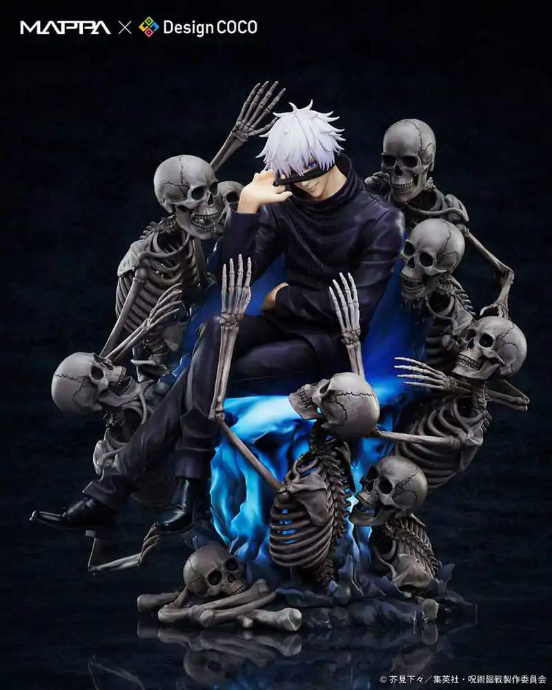Jujutsu Kaisen Shibuya Incident Mappa x Design Coco PVC Kip 1/7 Satoru Gojo 23 cm fotografija proizvoda