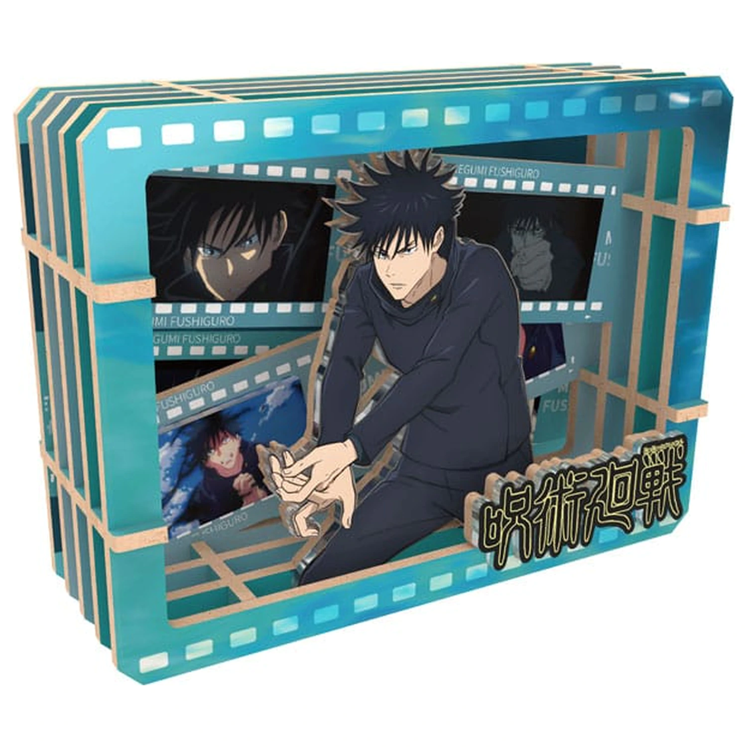 Jujutsu Kaisen Model Kit Drveni filmski okvir s galerijom (S) Fushiguro fotografija proizvoda