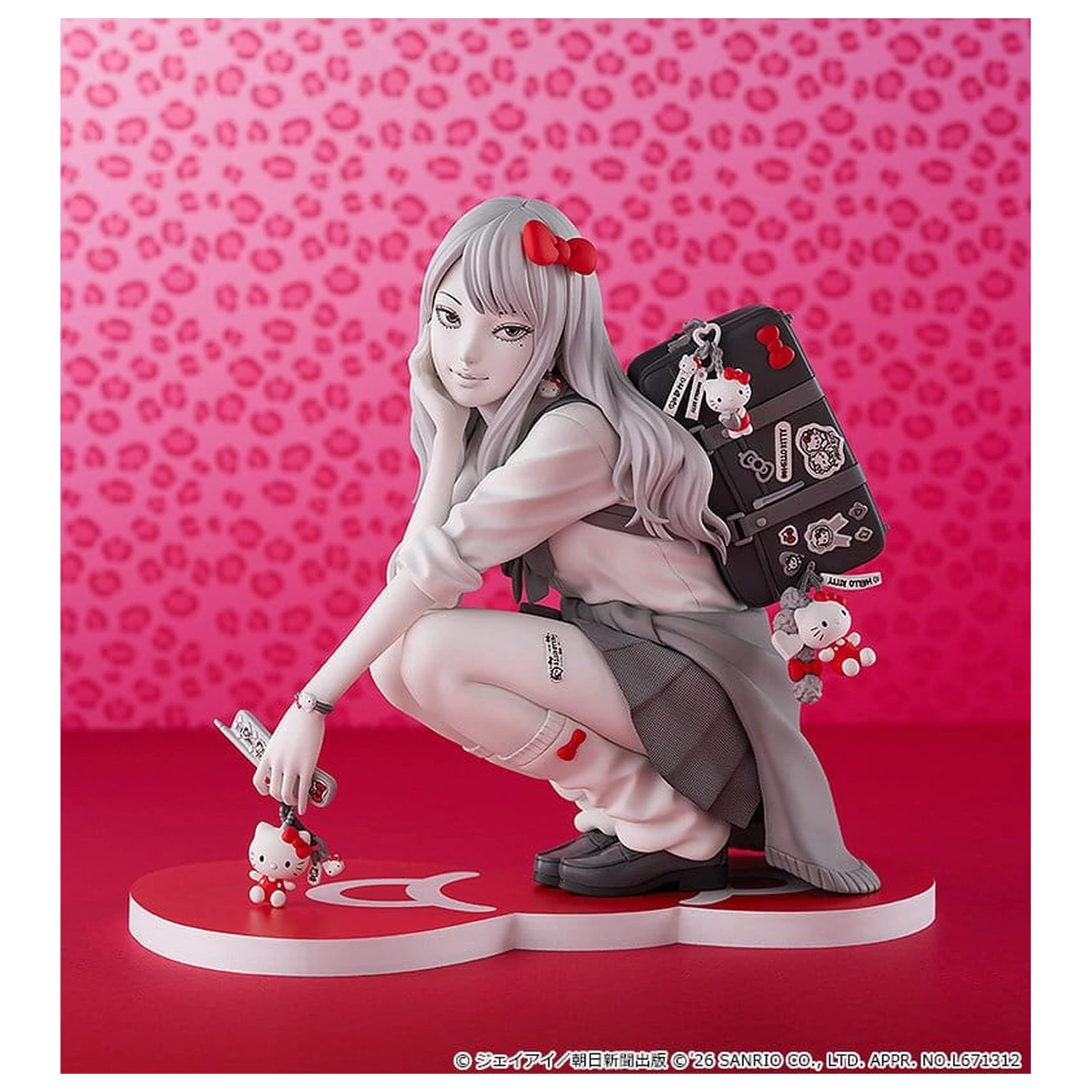 Junji Ito PVC figura Gyaru Tomie x Hello Kitty 14 cm fotografija proizvoda