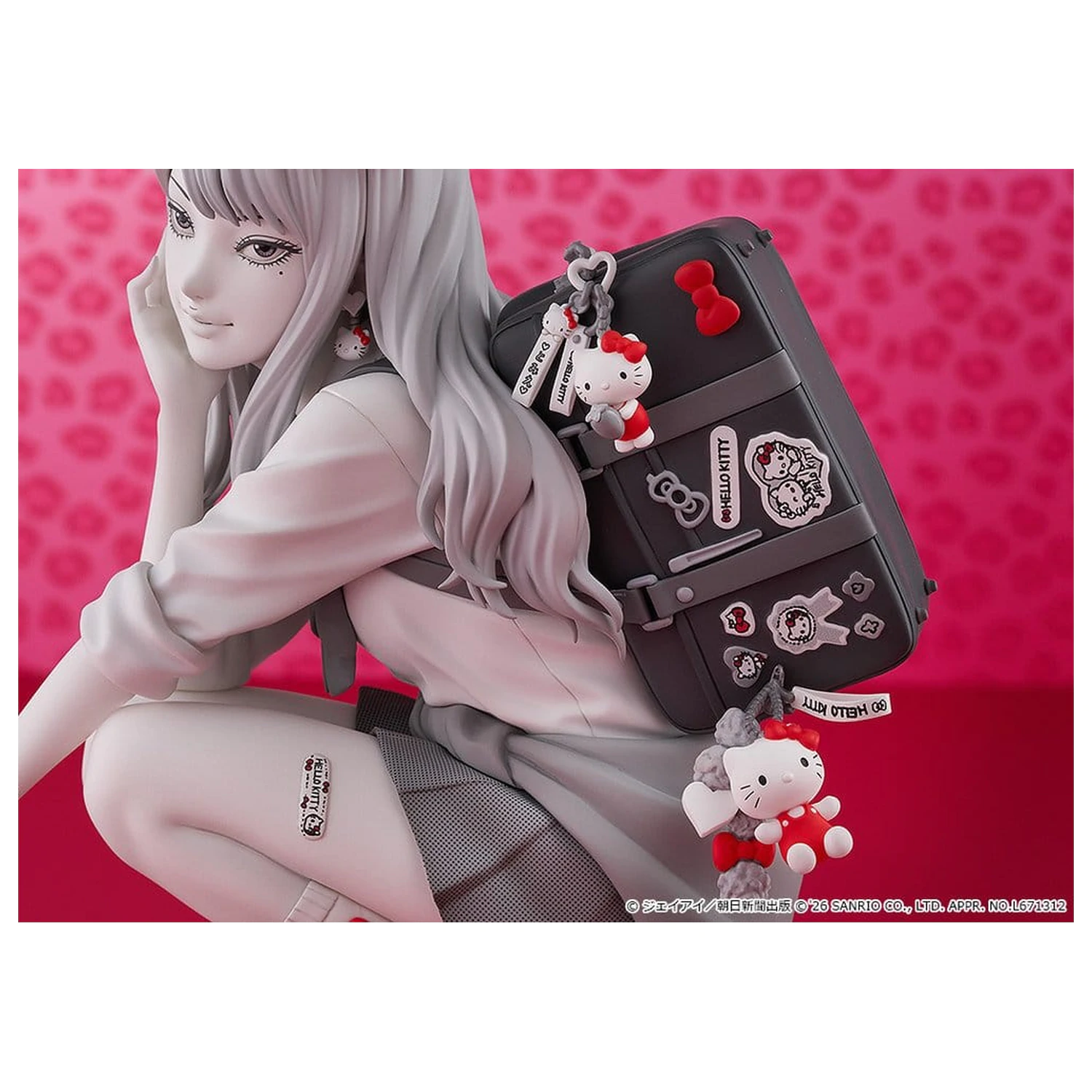 Junji Ito PVC figura Gyaru Tomie x Hello Kitty 14 cm fotografija proizvoda