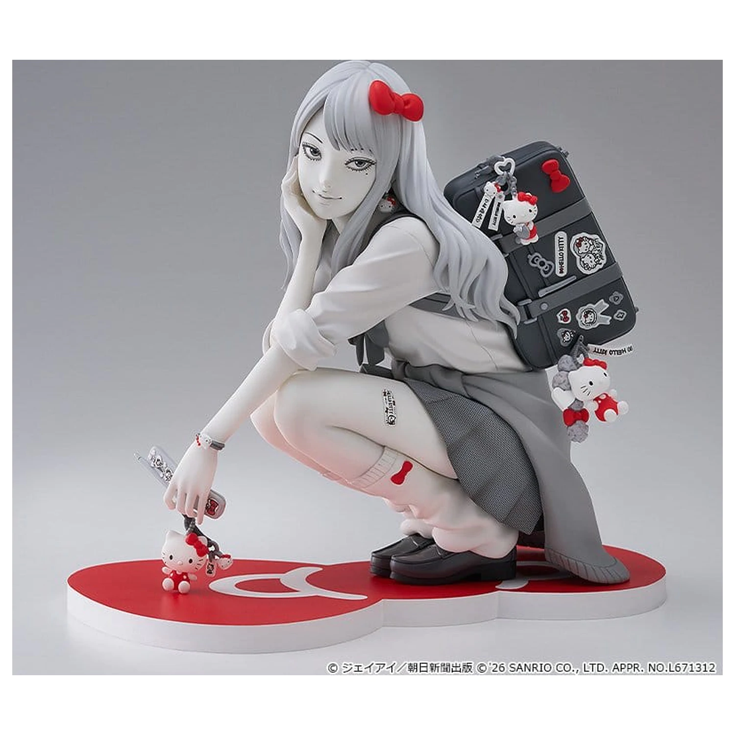 Junji Ito PVC figura Gyaru Tomie x Hello Kitty 14 cm fotografija proizvoda