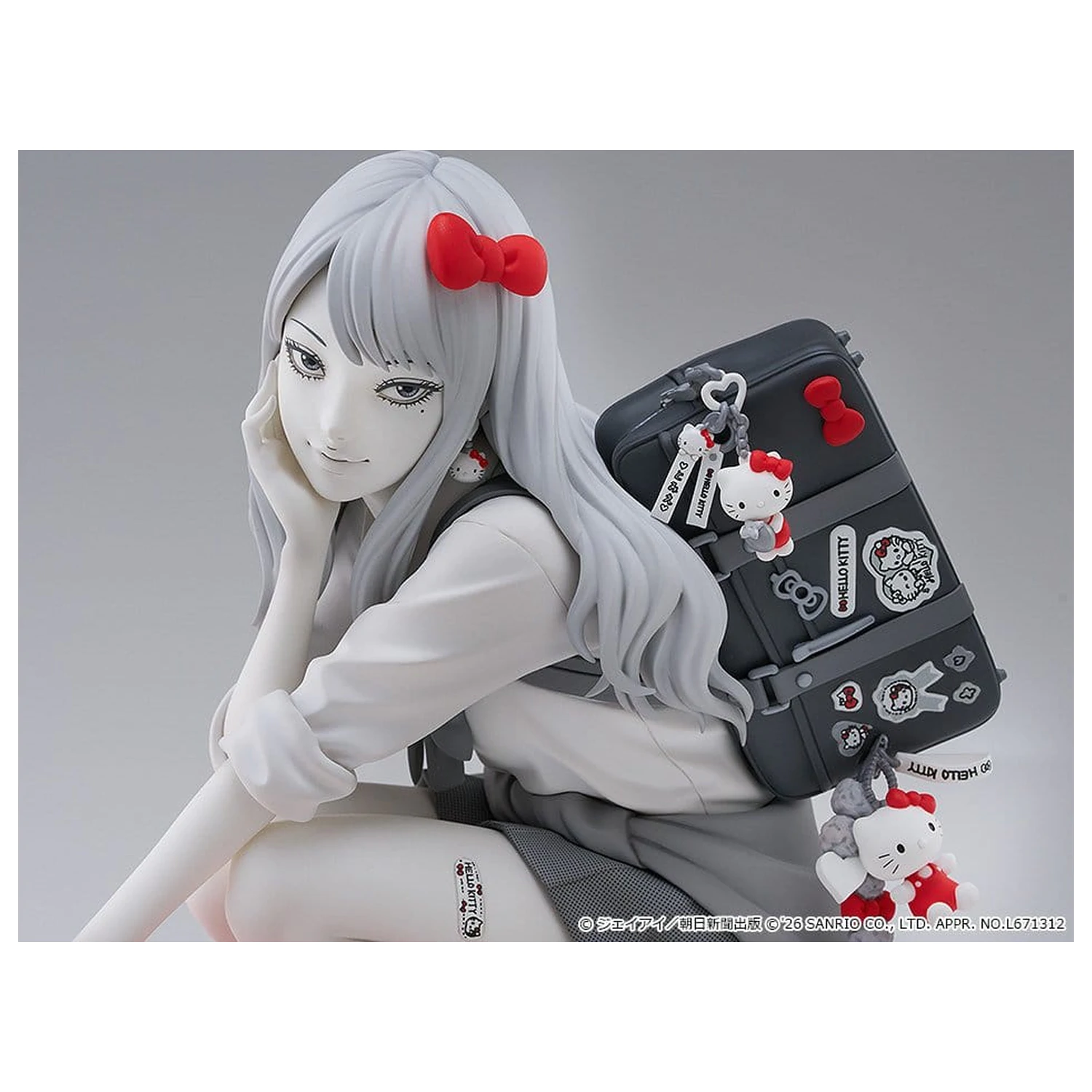 Junji Ito PVC figura Gyaru Tomie x Hello Kitty 14 cm fotografija proizvoda