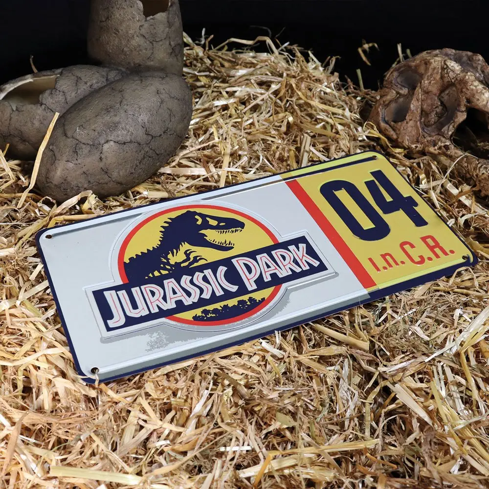 Jurassic Park Replika 1/1 Dennis Nedry Registarska pločica fotografija proizvoda