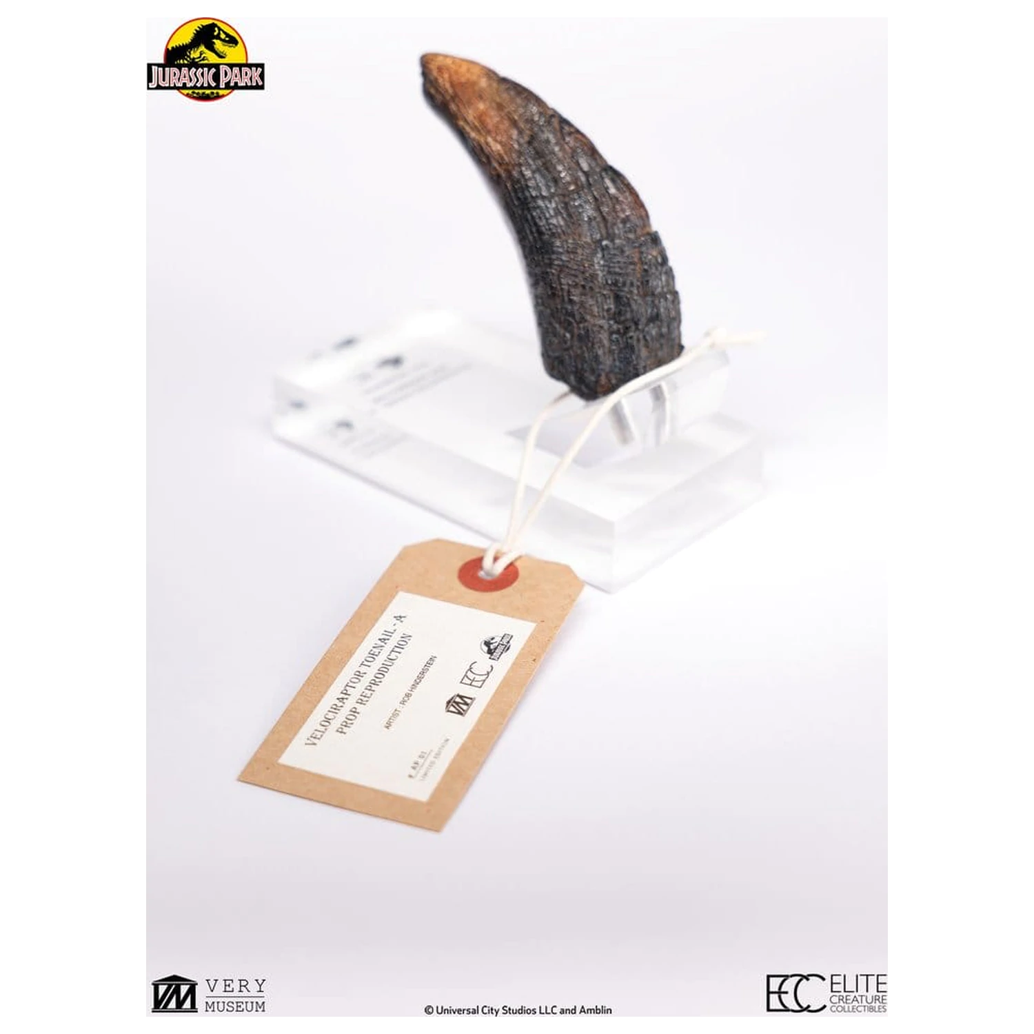Jurassic Park 1/1 Replika pandže Velociraptora Tip A 11 cm fotografija proizvoda