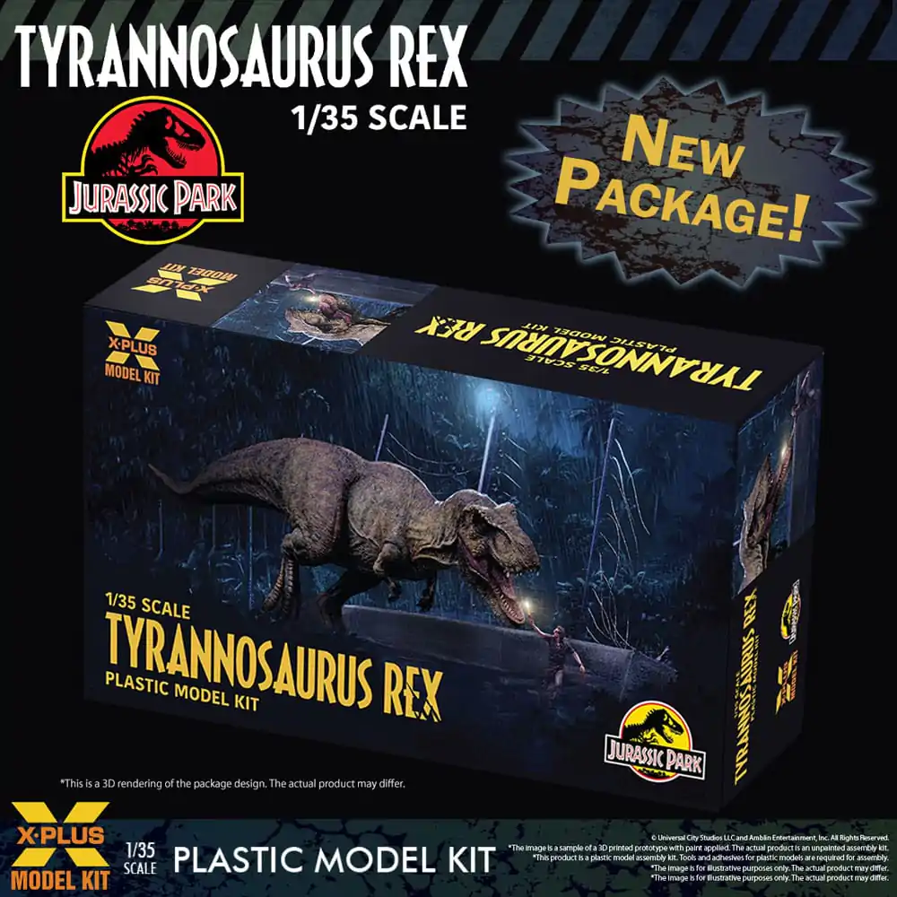 Jurassic Park Plastični model 1/35 Tyrannosaurus Rex 42 cm fotografija proizvoda