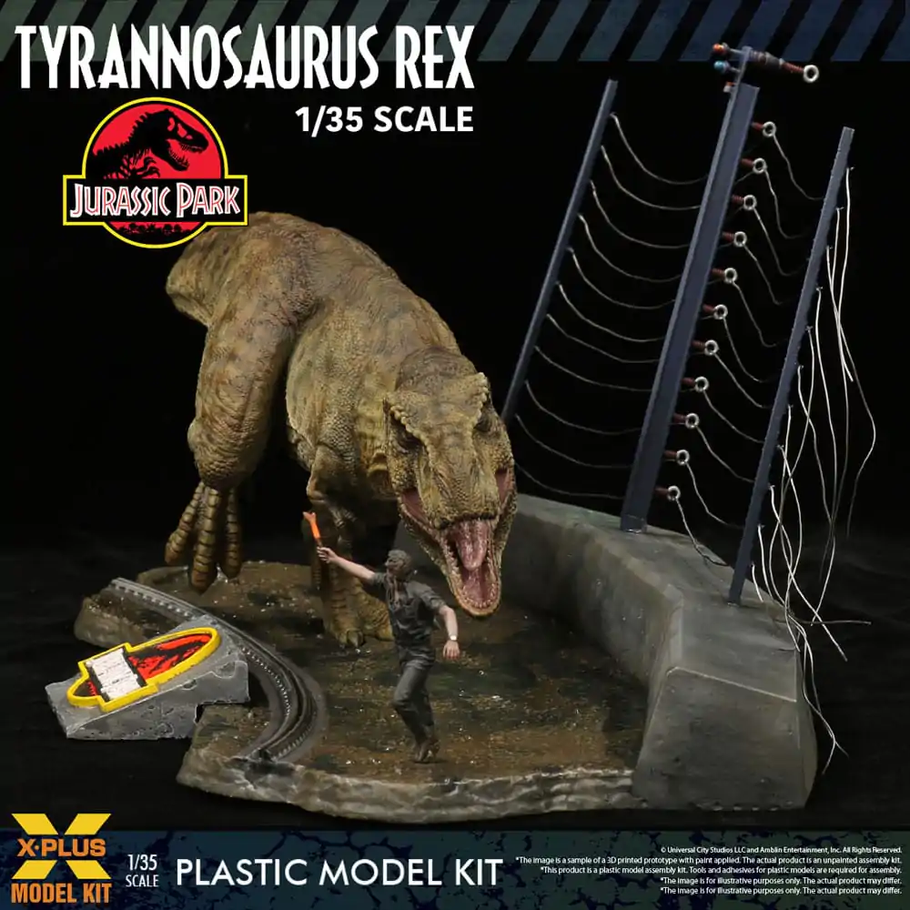 Jurassic Park Plastični model 1/35 Tyrannosaurus Rex 42 cm fotografija proizvoda