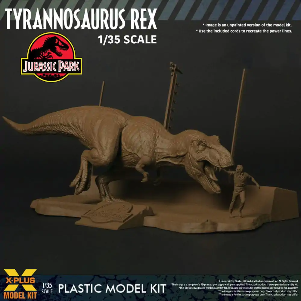 Jurassic Park Plastični model 1/35 Tyrannosaurus Rex 42 cm fotografija proizvoda