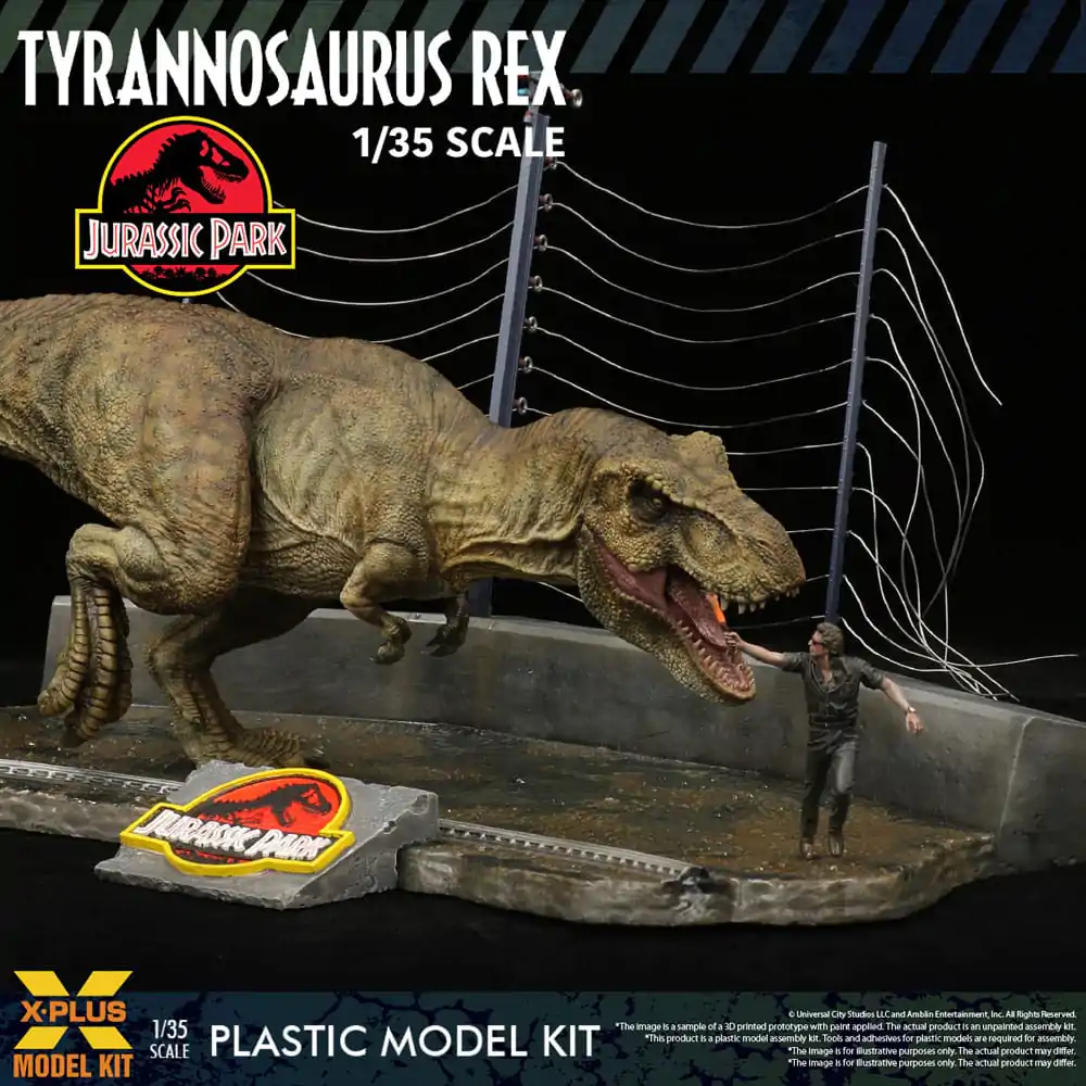 Jurassic Park Plastični model 1/35 Tyrannosaurus Rex 42 cm fotografija proizvoda