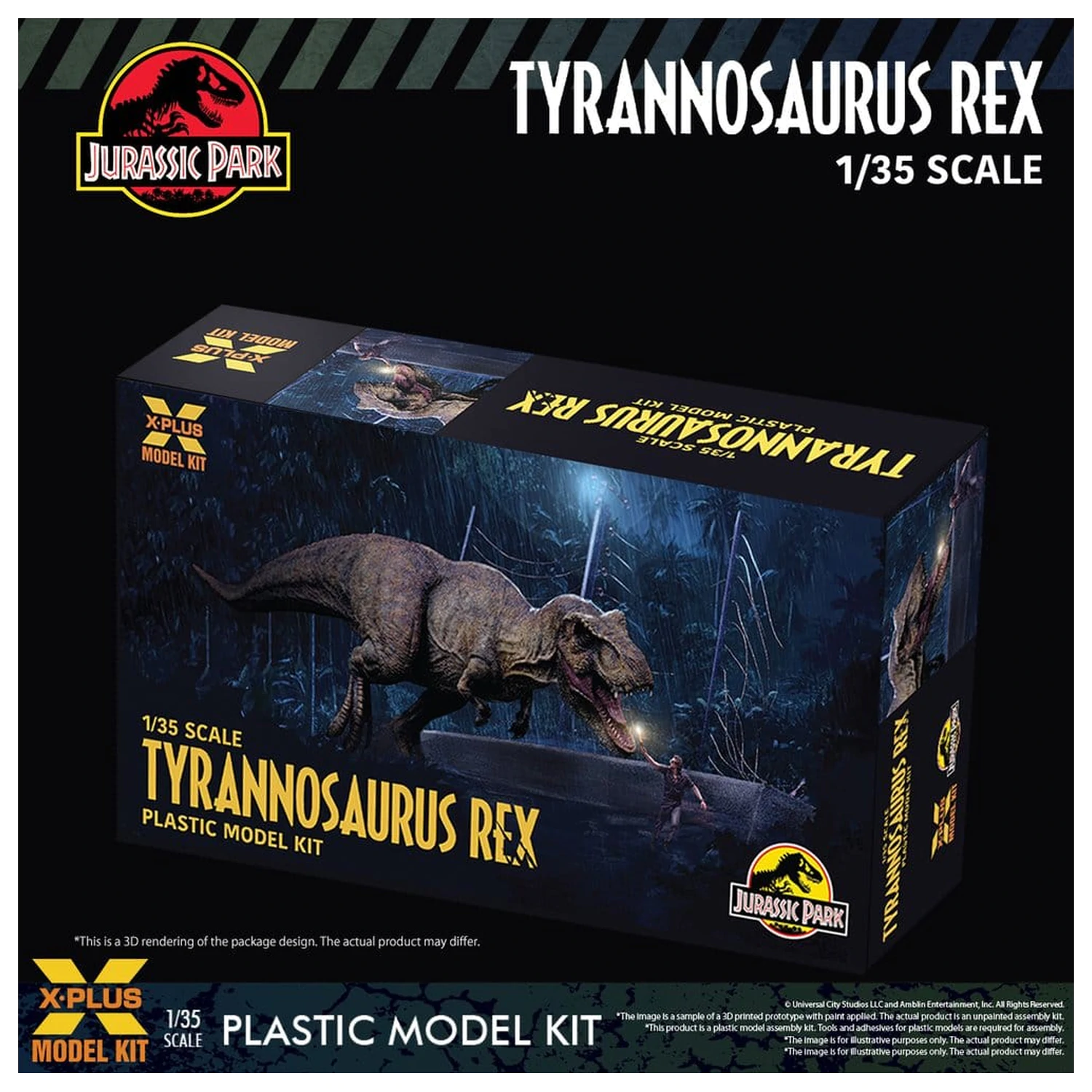Jurassic Park Plastični Model Set 1/35 Tyrannosaurus Rex 42 cm fotografija proizvoda