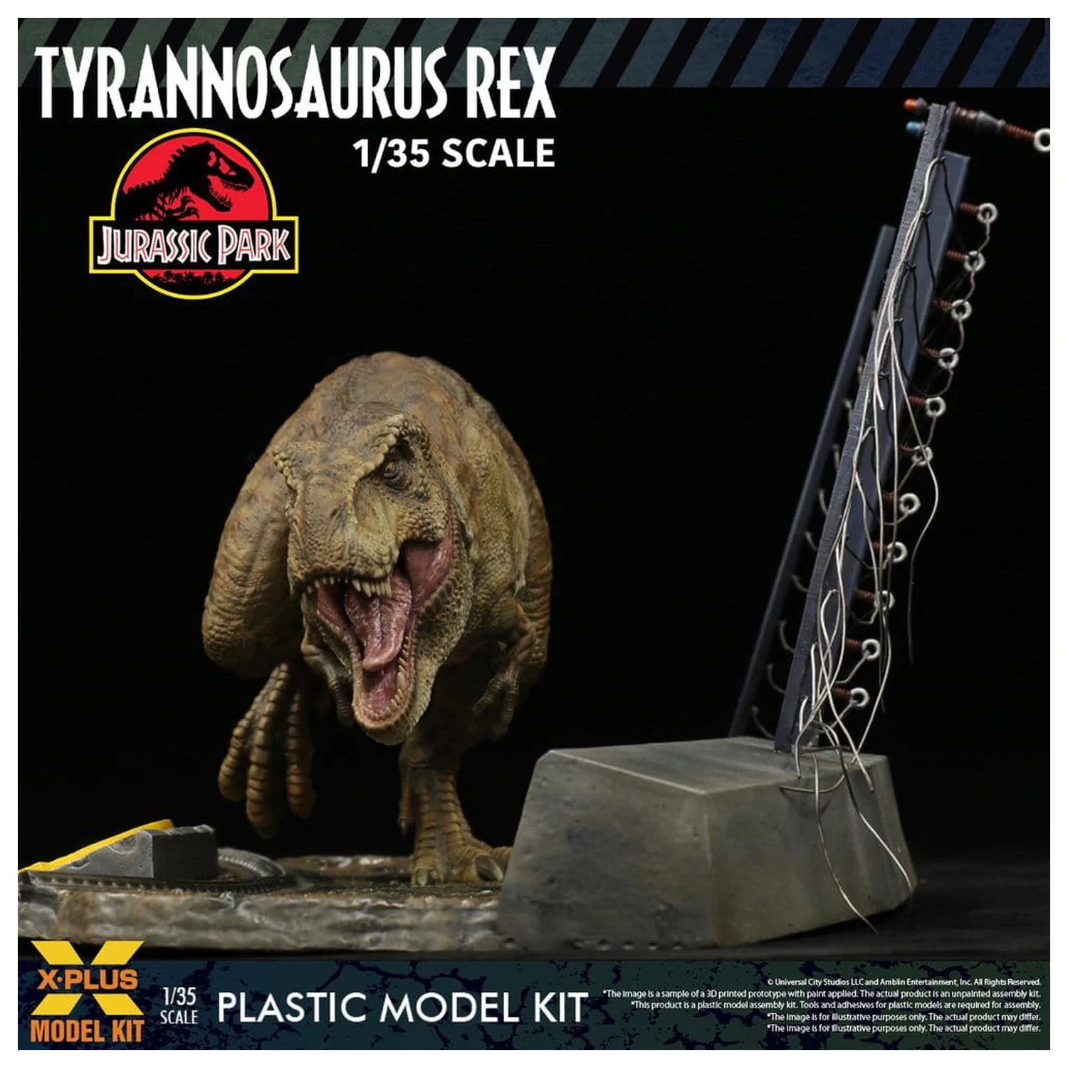 Jurassic Park Plastični Model Set 1/35 Tyrannosaurus Rex 42 cm fotografija proizvoda