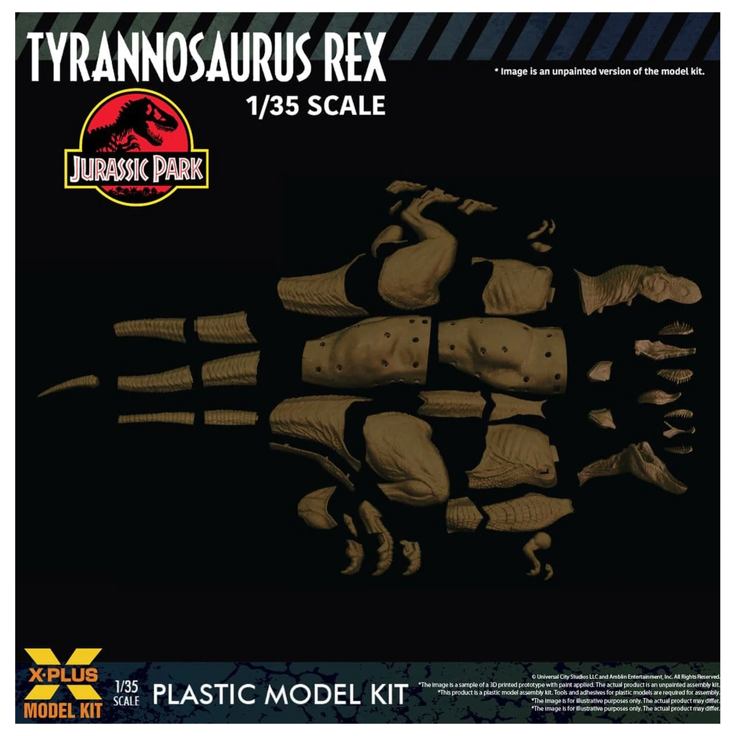 Jurassic Park Plastični Model Set 1/35 Tyrannosaurus Rex 42 cm fotografija proizvoda