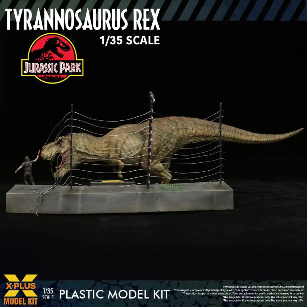 Jurassic Park Plastični model 1/35 Tyrannosaurus Rex 42 cm fotografija proizvoda