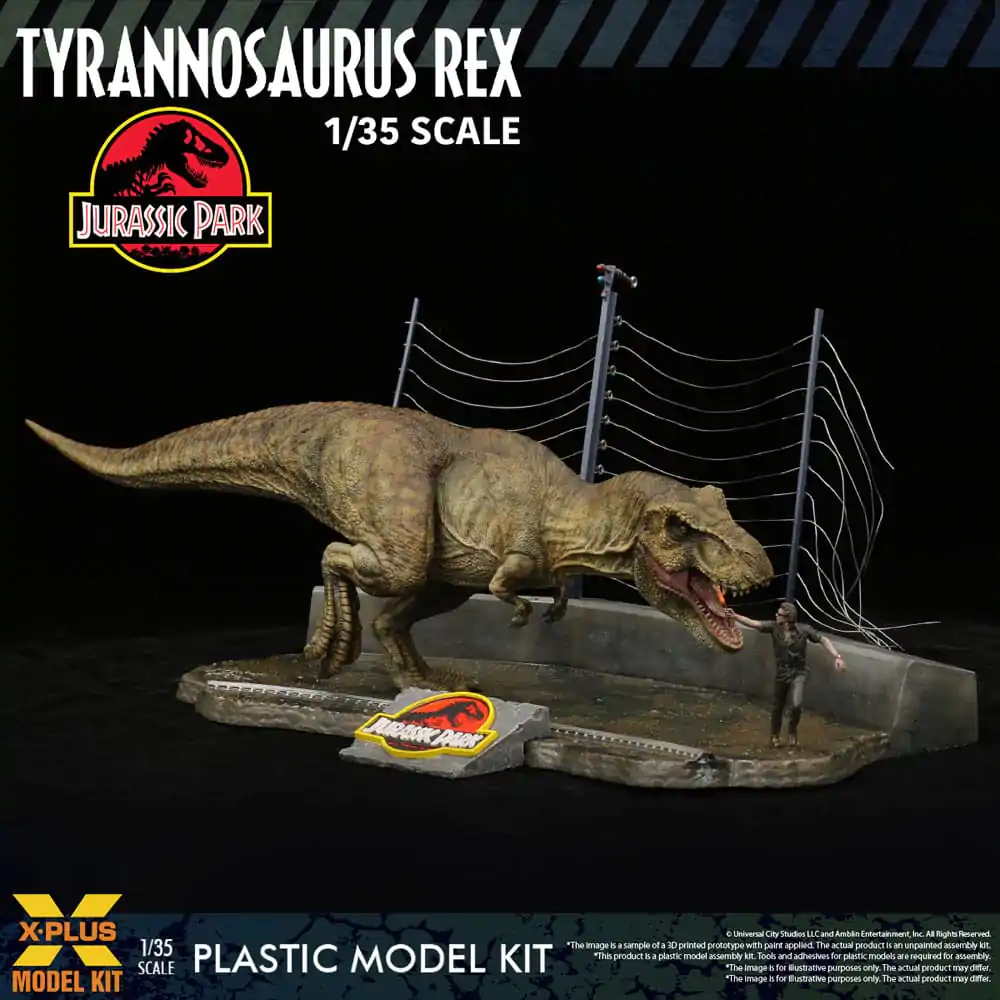 Jurassic Park Plastični model 1/35 Tyrannosaurus Rex 42 cm fotografija proizvoda