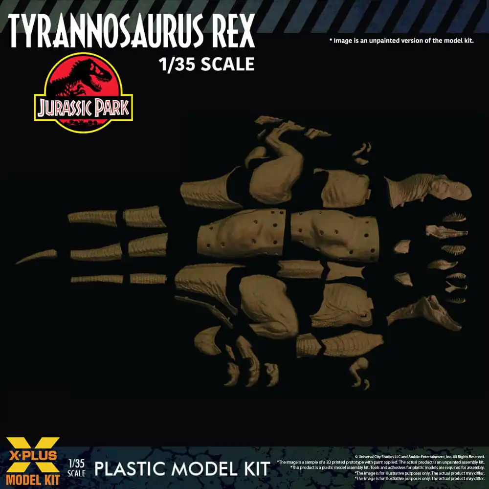 Jurassic Park Plastični model 1/35 Tyrannosaurus Rex 42 cm fotografija proizvoda