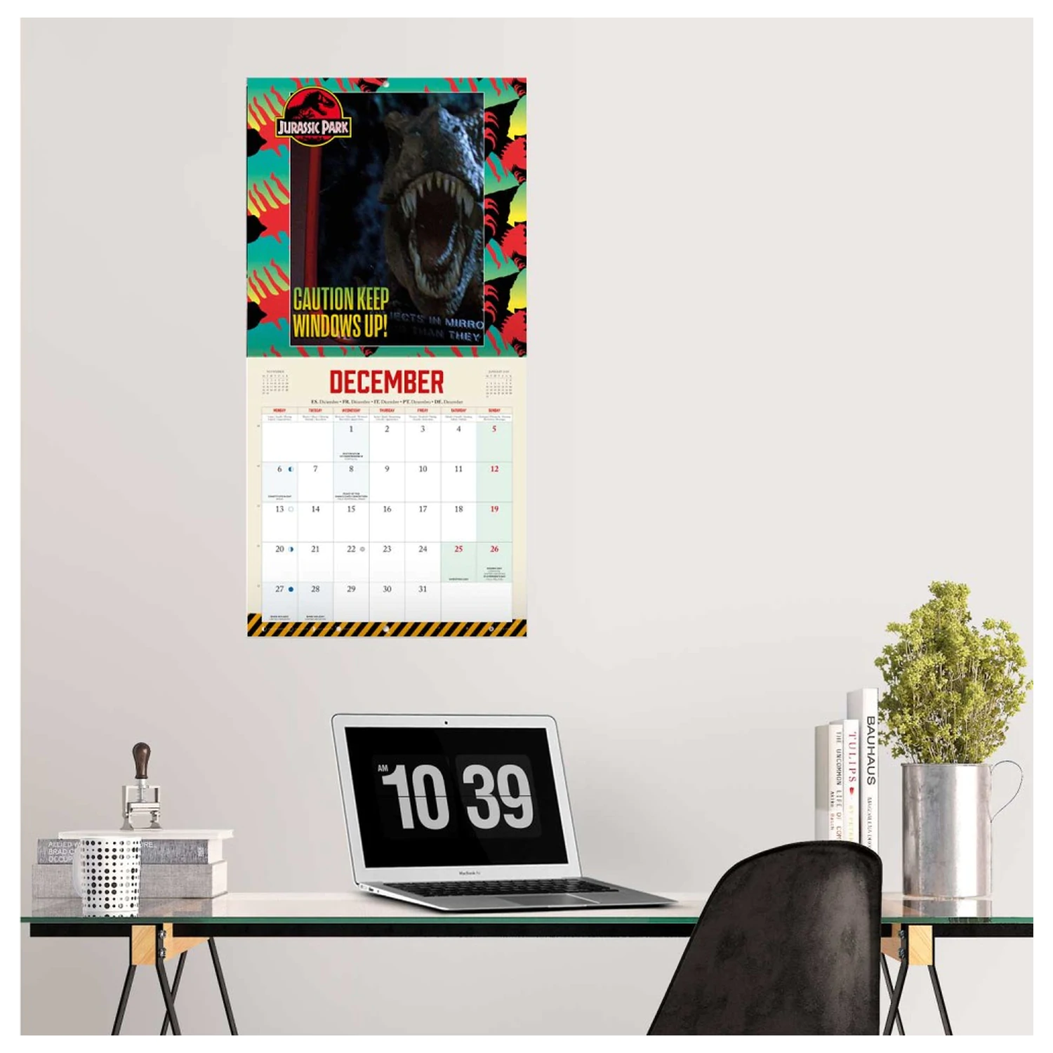 Jurassic Park 2027 Zidni kalendar 30 x 30 cm fotografija proizvoda