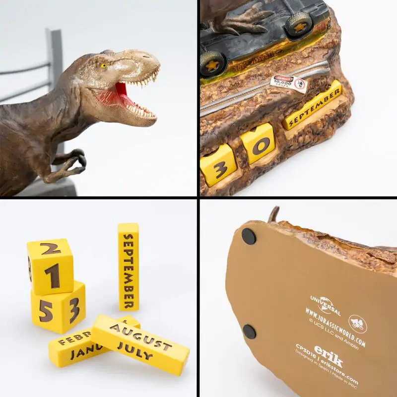 Jurassic Park 3D perpetualni kalendar fotografija proizvoda