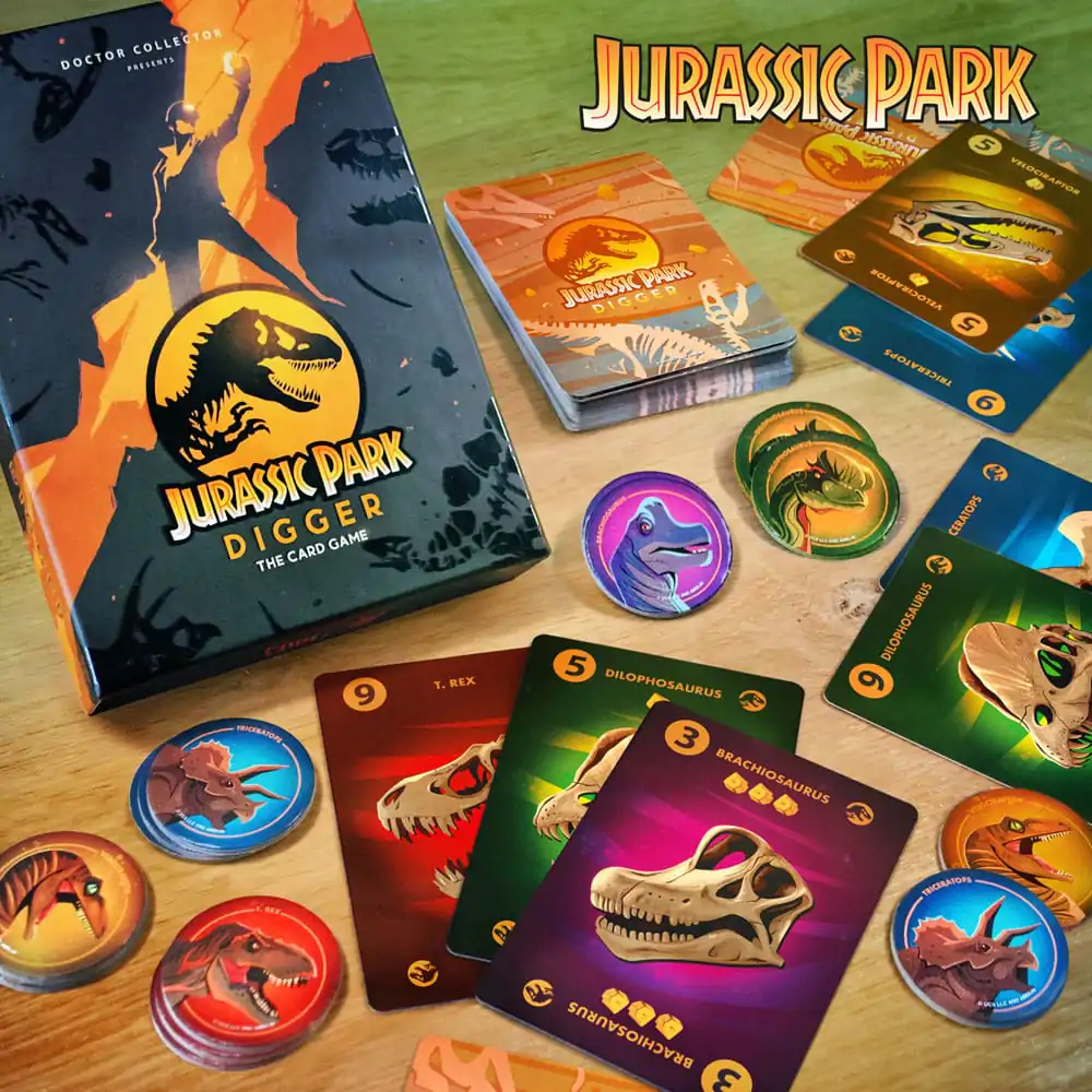 Jurassic Park Card Game Kopač fotografija proizvoda