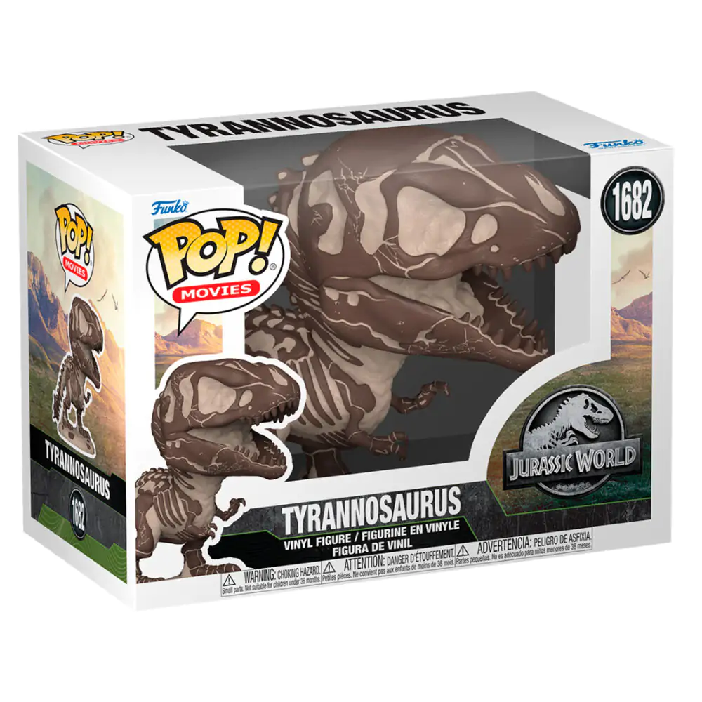 Jurassic Park Fossil Funko POP! Movies Vinilna figura Tyrannosaurus 9 cm fotografija proizvoda