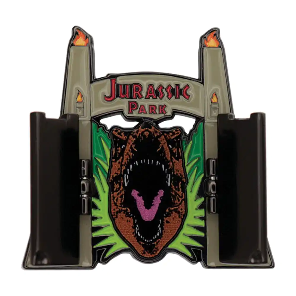 Jurassic Park Pin bedž Gates šarnirni fotografija proizvoda