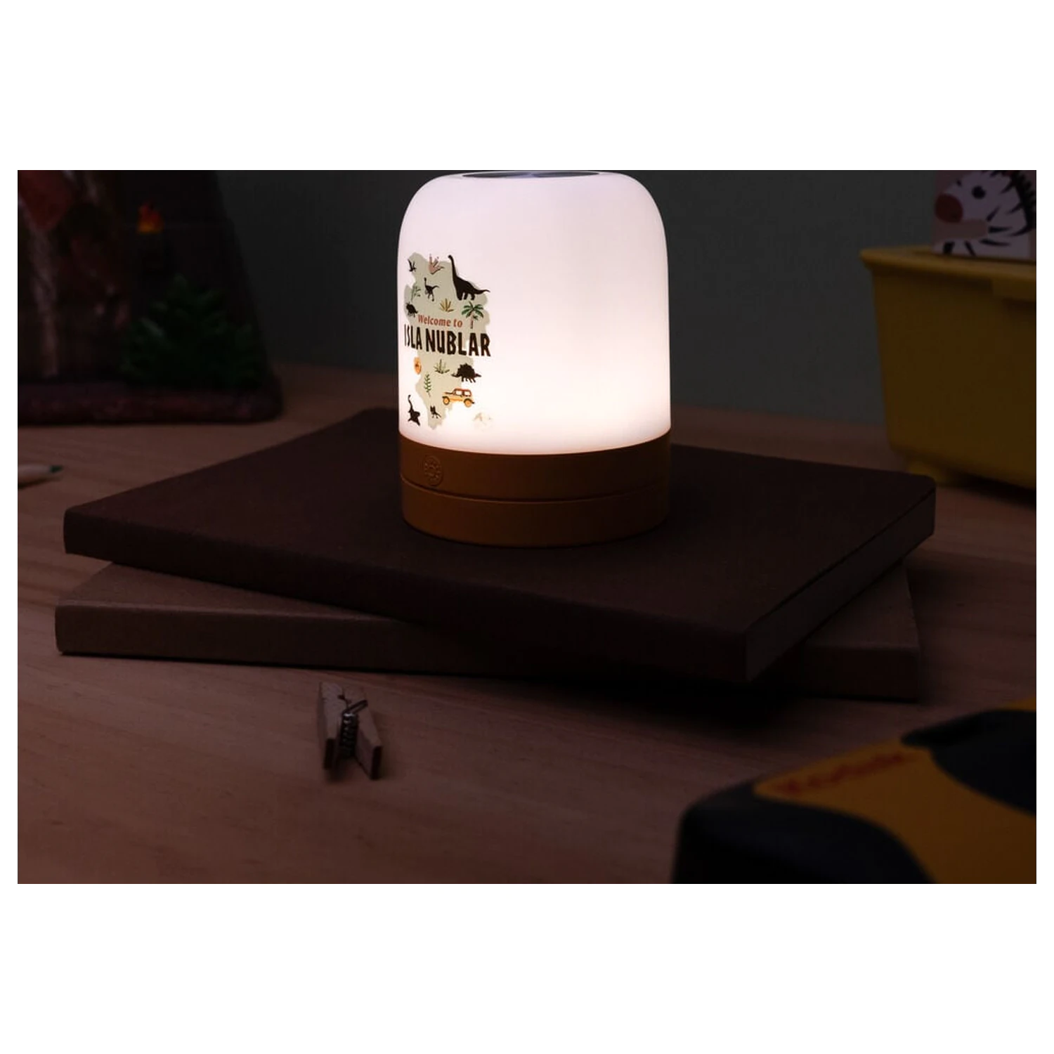 Jurassic Park ambijentalna lampa fotografija proizvoda