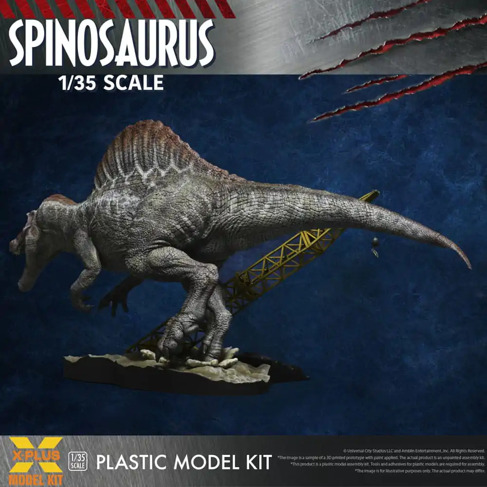 Jurassic Park III Plastični Model Kit 1/35 Spinosaurus 41 cm fotografija proizvoda