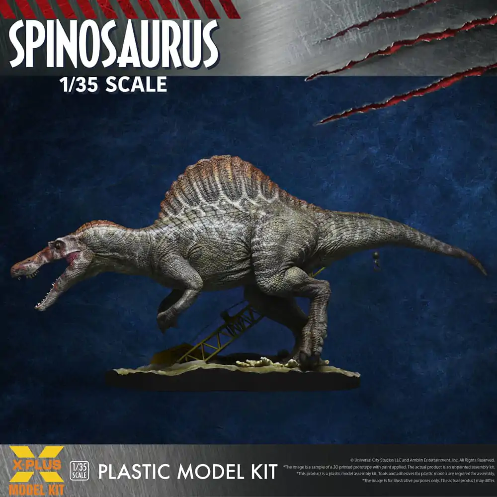 Jurassic Park III Plastični Model Kit 1/35 Spinosaurus 41 cm fotografija proizvoda