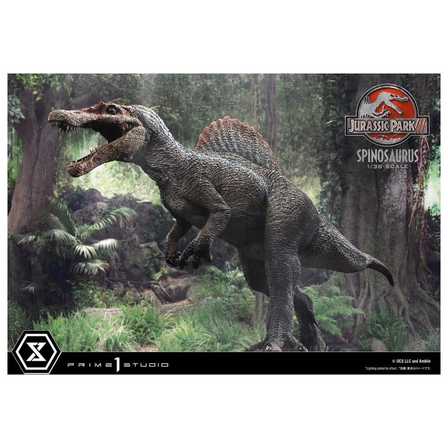 Jurassic Park III (Film) Prime Collectible Figures kip 1/38 Spinosaurus 24 cm fotografija proizvoda