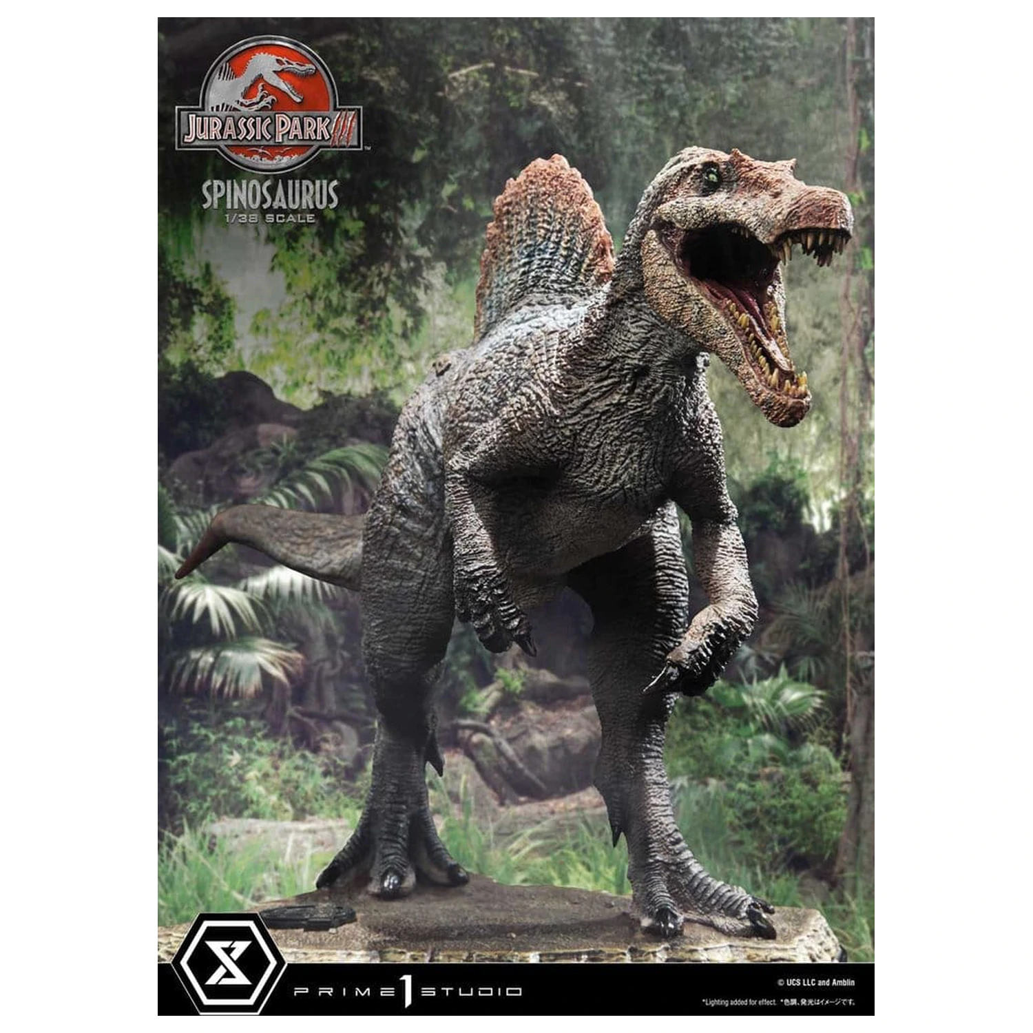 Jurassic Park III (Film) Prime Collectible Figures kip 1/38 Spinosaurus 24 cm fotografija proizvoda