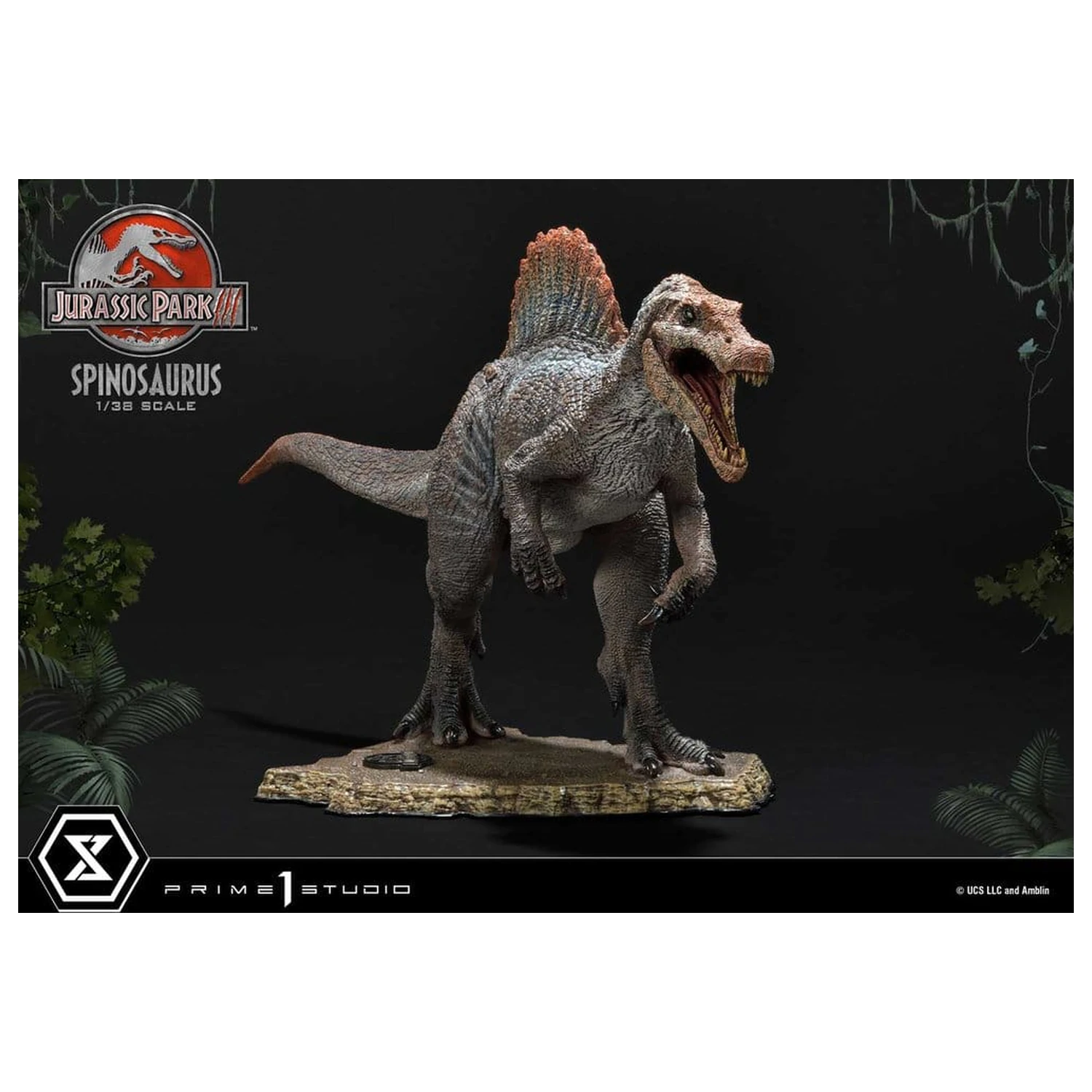 Jurassic Park III (Film) Prime Collectible Figures kip 1/38 Spinosaurus 24 cm fotografija proizvoda
