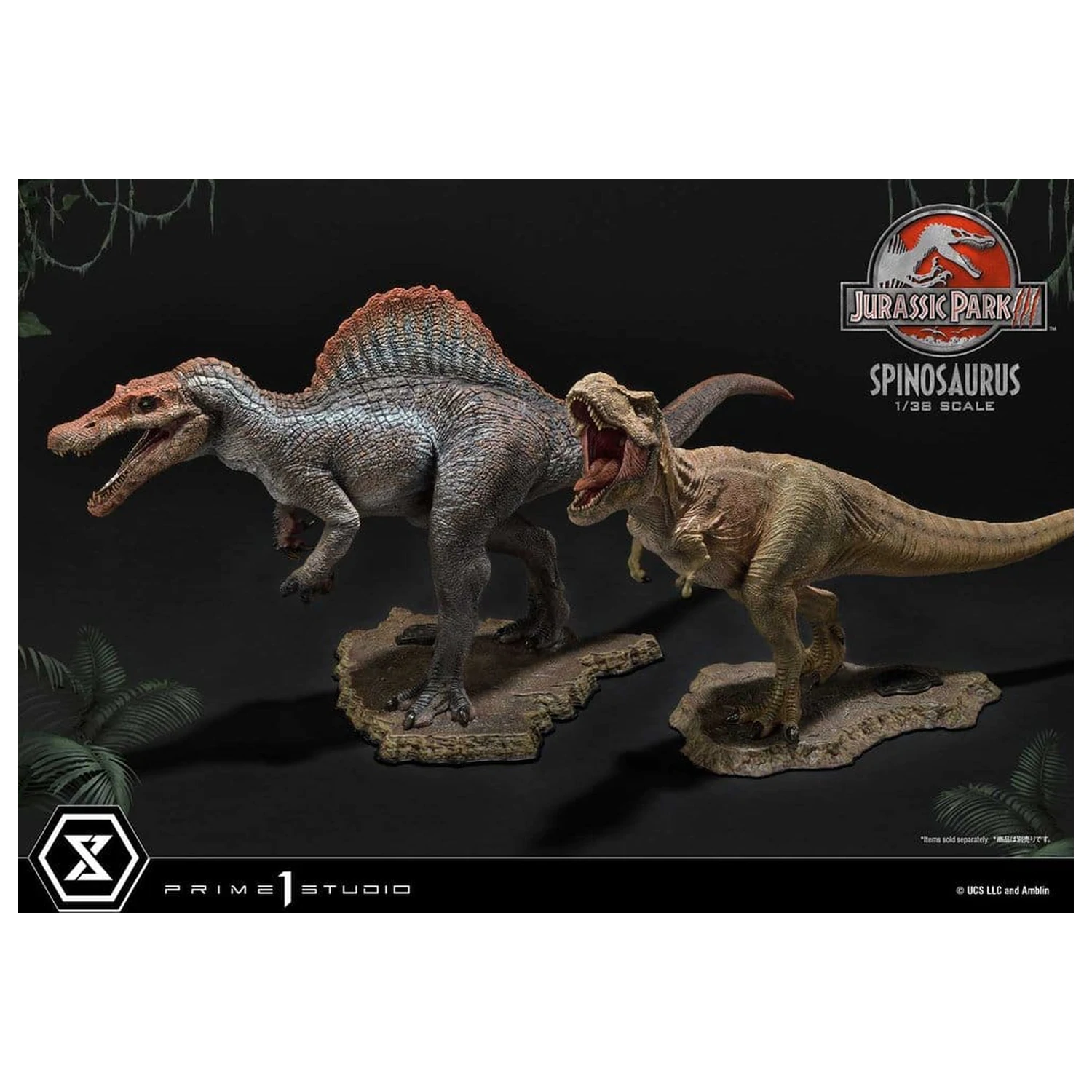Jurassic Park III (Film) Prime Collectible Figures kip 1/38 Spinosaurus 24 cm fotografija proizvoda