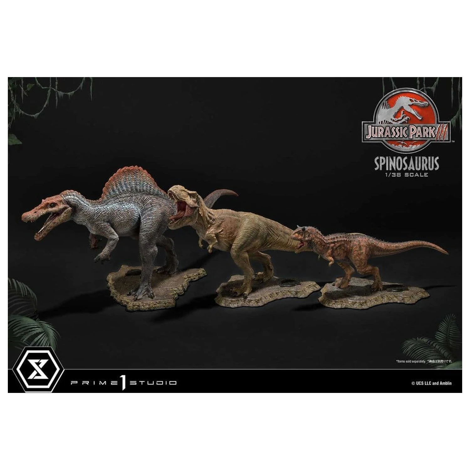 Jurassic Park III (Film) Prime Collectible Figures kip 1/38 Spinosaurus 24 cm fotografija proizvoda