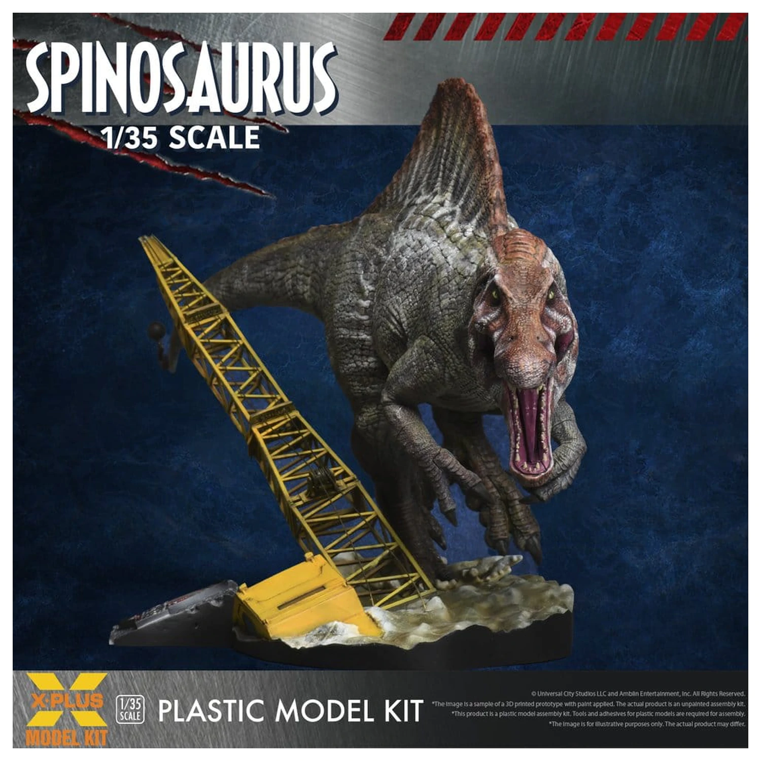 Jurassic Park III Plastični model kit 1/35 Spinosaurus 19 cm (Reprodukcija) fotografija proizvoda