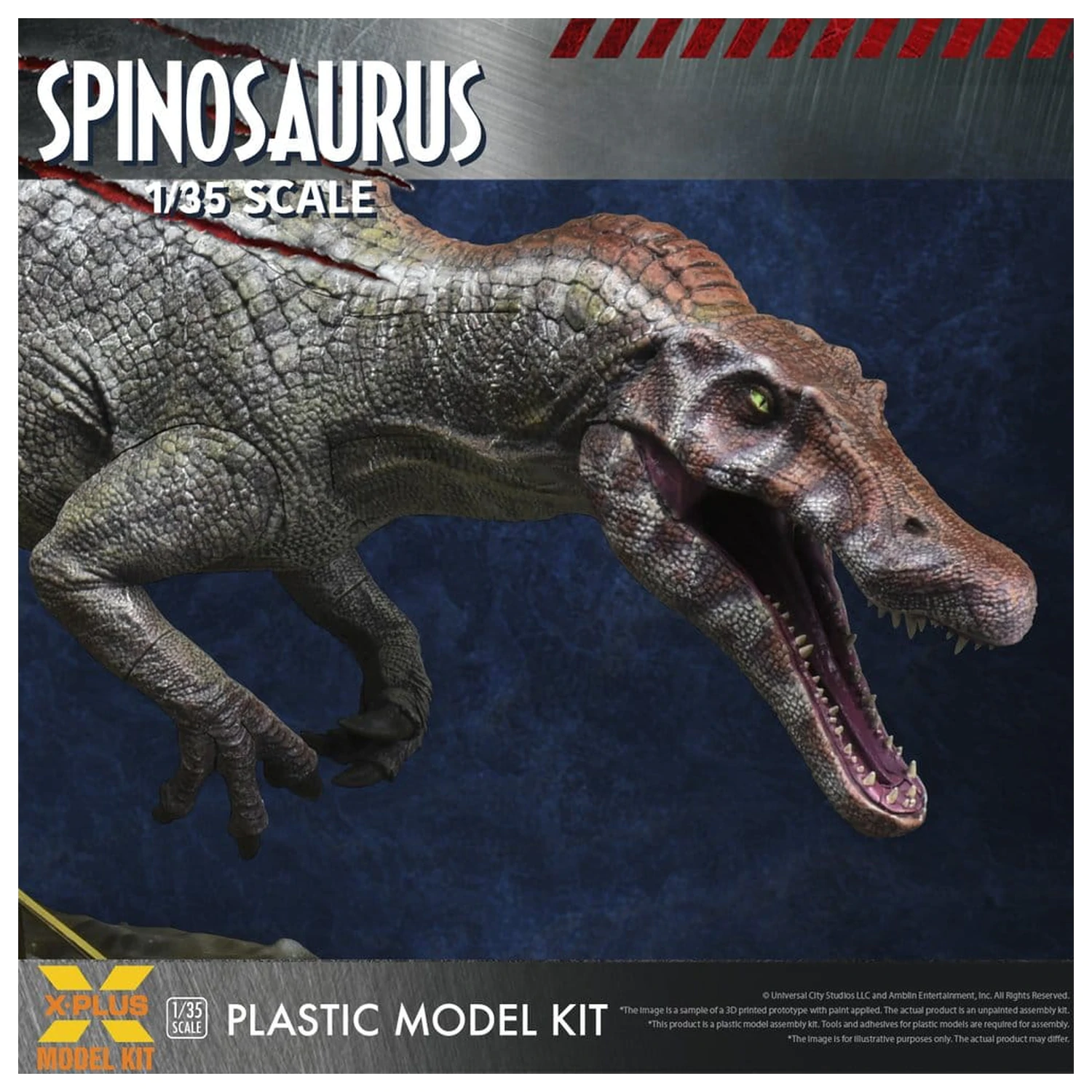Jurassic Park III Plastični model kit 1/35 Spinosaurus 19 cm (Reprodukcija) fotografija proizvoda