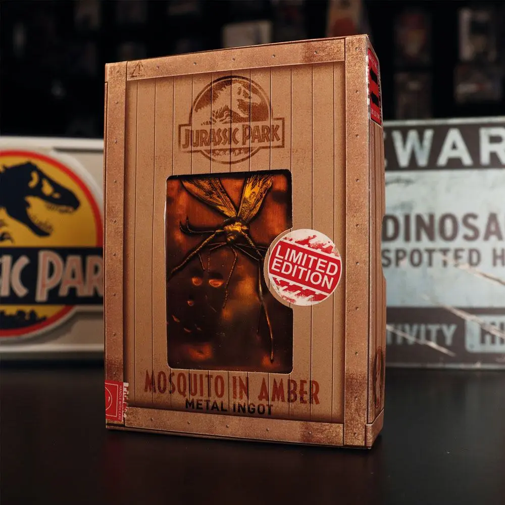 Jurassic Park poluga komarac u jantaru Limited Edition fotografija proizvoda